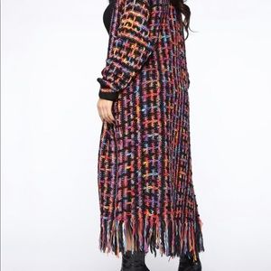 fashion nova Paint The Skies Cardigan - Black/combo